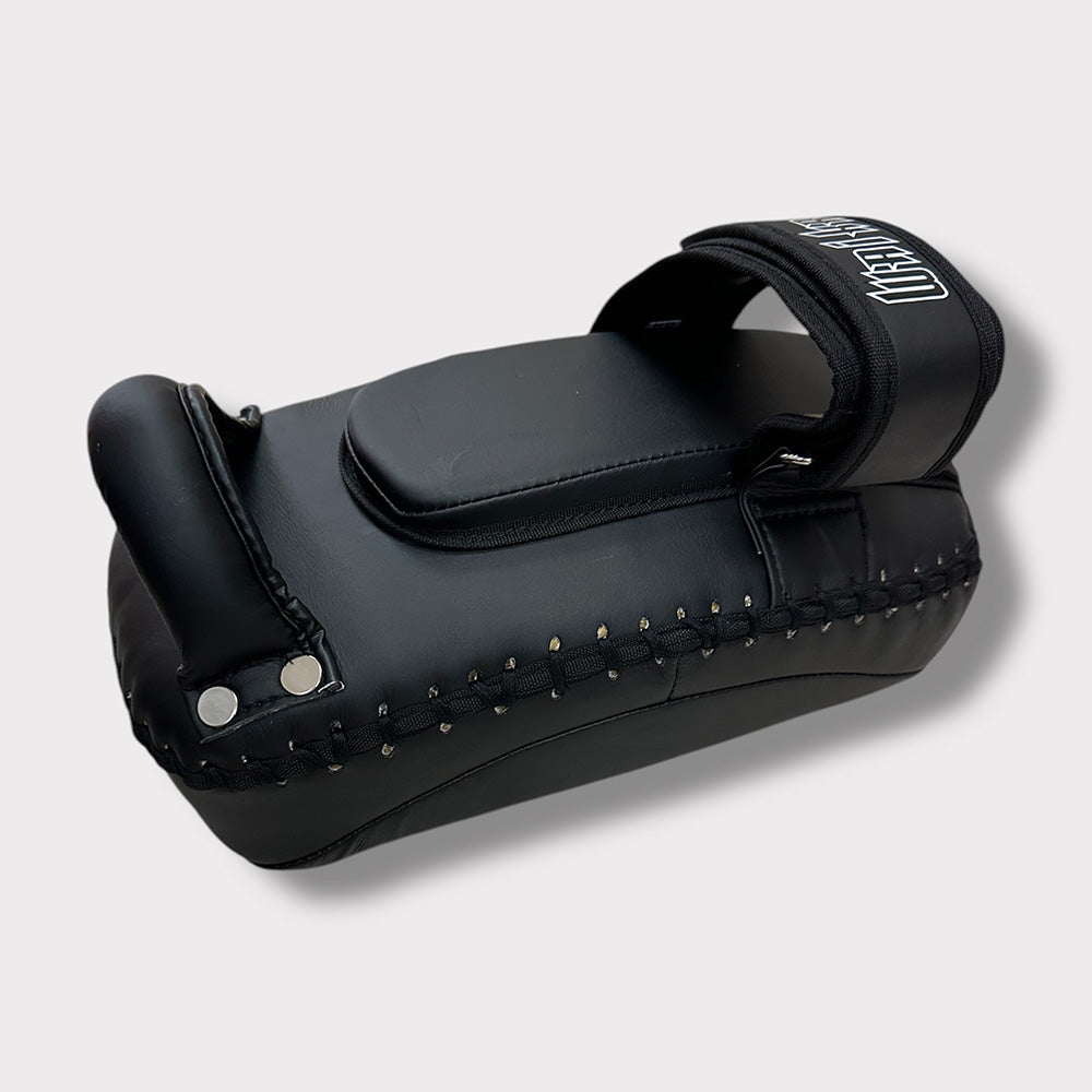 Wai Kru Single Strap MicroFiber Kickpad - Black