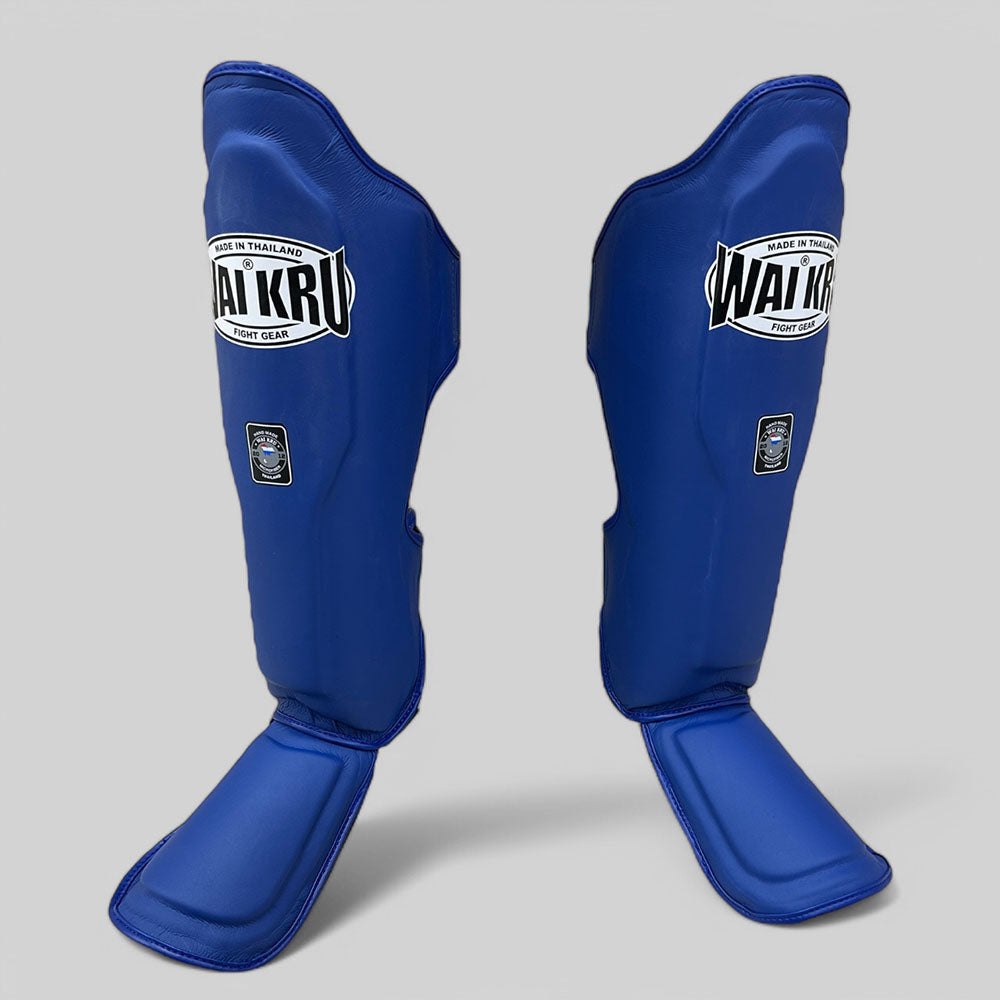 Muay Thai Shinguard Microfiber – Blue Navyl – SGM -1