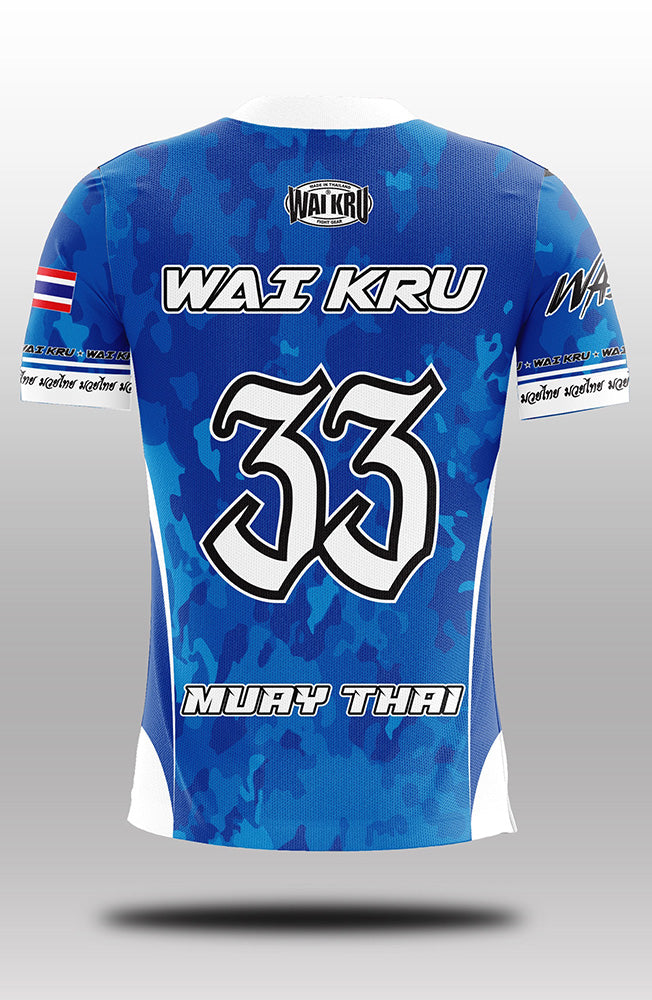 Army Muay Thai T-Shirt Blue