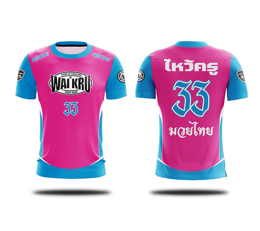 Wai Kru Muay Thai T-Shirts - WK33PK