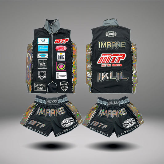 Custom Fight Set | Muay Thai Shorts + Walkout Vest